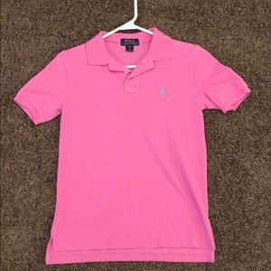 Polo Ralph Lauren 10/12 hot pink top boys